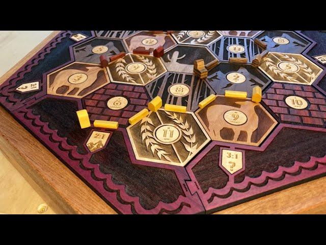 Wood Catan Game