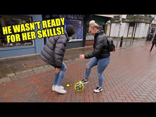 WHO SAID GIRLS DON'T HAVE SKILLS? PUBLIC NUTMEG CHALLENGE (before lockdown)