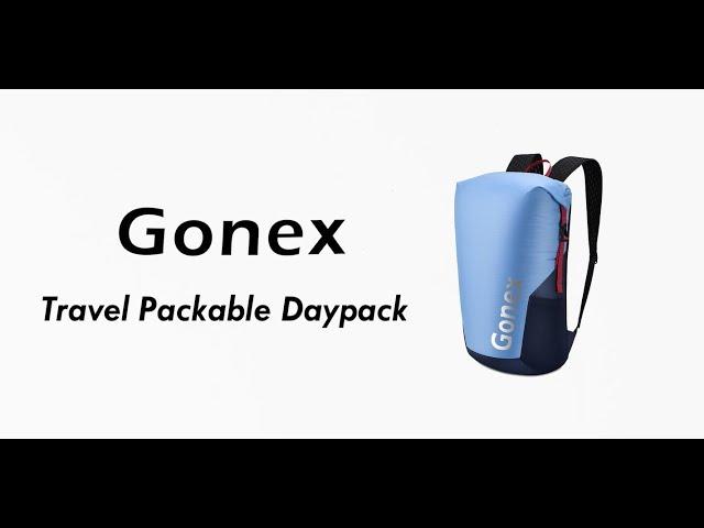 Travel Light with Gonex  Packable Backpack