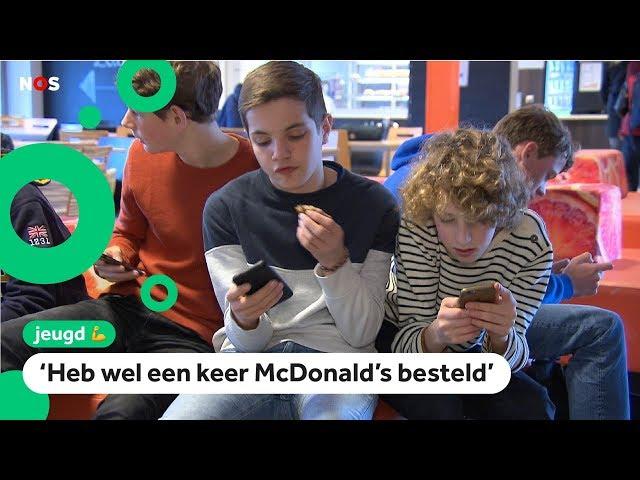 Jongeren bestellen steeds vaker pizza op school