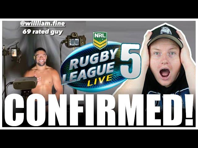 RUGBY LEAGUE LIVE 5 CONFIRMED!!!