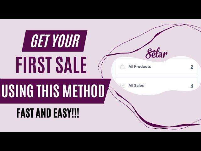 How to Make Your First Sale Using Selar.co