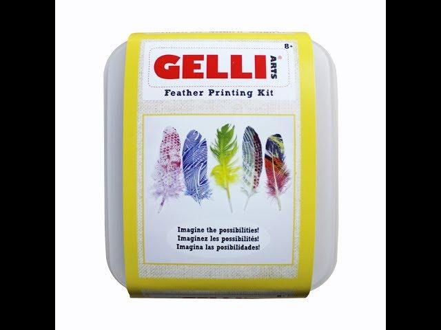 Gelli Arts® Feather Printing Kit