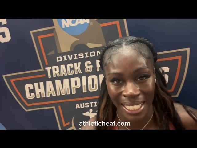 Ireland 400m record holder, Rhasidat Adeleke shares her Nigerian story after winning the NCAA 400m