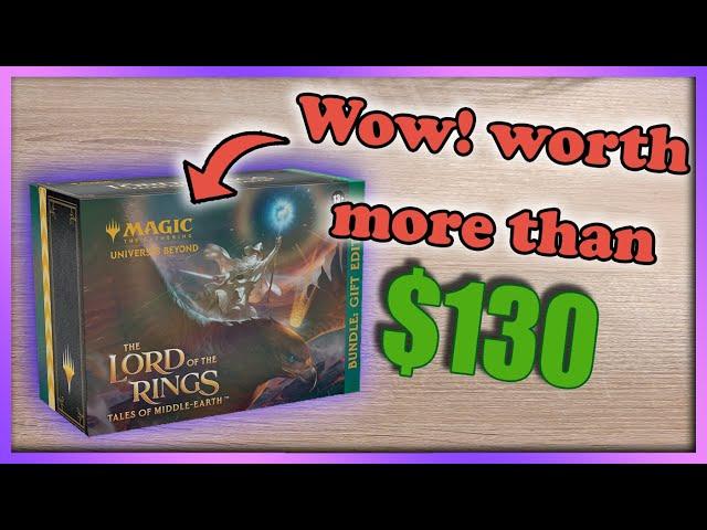 I wish i bought two! Gift Bundle opening - MTG: Lord of the Rings