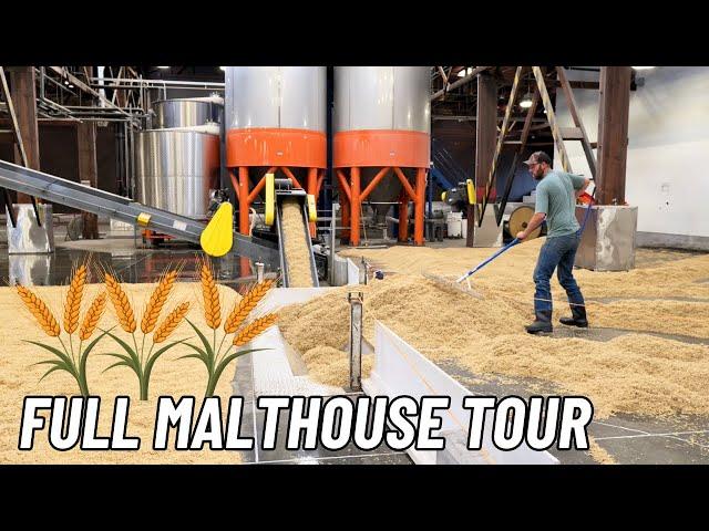 FULL MALTHOUSE TOUR | Admiral Maltings | Malting Process | (4K)