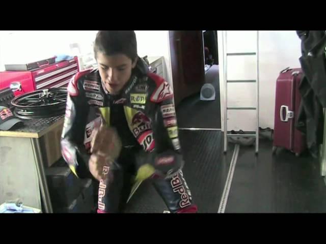 Dos días acompañando a Marc Márquez