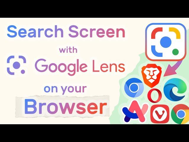 Search your PC Screen with Google Lens in One Click.