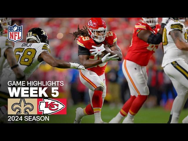 New Orleans Saints vs. Kansas City Chiefs Game Highlights | NFL 2024 Week 5