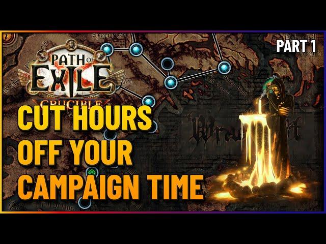 Path of Exile - Campaign Guide & League Start Campaign Tricks to Get to Maps FASTER | PART 1