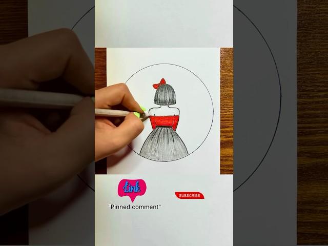 how to draw a girl 🫢🫢 #art #drawing #girl #girldrawing #youtubeshorts #shorts