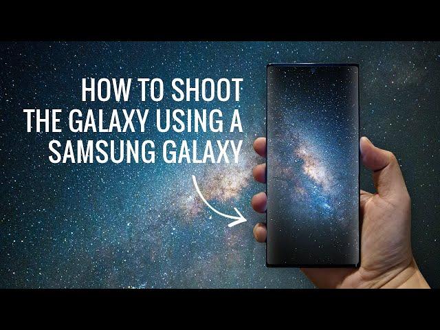 How to shoot the Galaxy using a Samsung Galaxy // #shorts