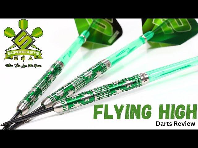 Superdarts USA FLYING HIGH Darts review GREEN POWA!