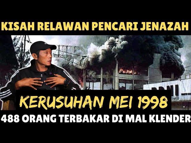 LIFT PENUH JENAZAH TERBAKAR DALAM POSISI BERDIRI..SEMUA RELAWAN DAN APARAT MENANGIS KERUSUHAN MEI 98