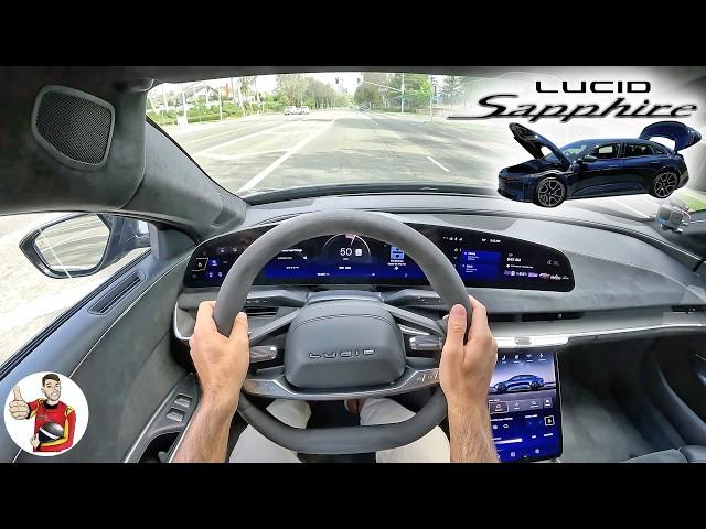 What It's Like to Live with a Lucid Air Sapphire (POV)