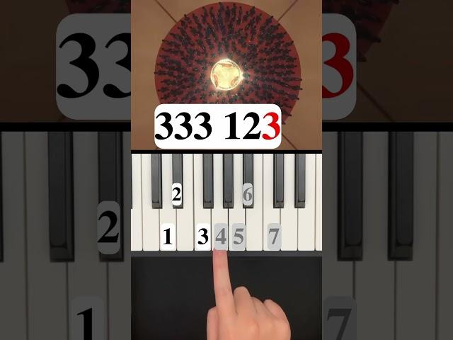 squid game mingle song piano tutorial #shorts