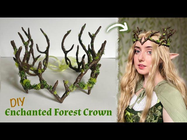 DIY Enchanted Forest Crown [Fantasy Tiara Tutorial]