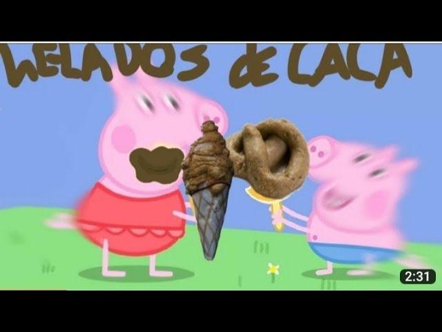 helados de caca Peppa pig