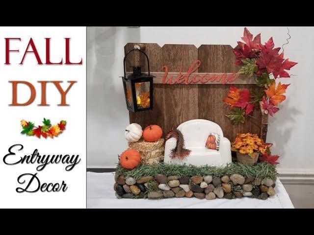 Fall DIY  Entryway Decor
