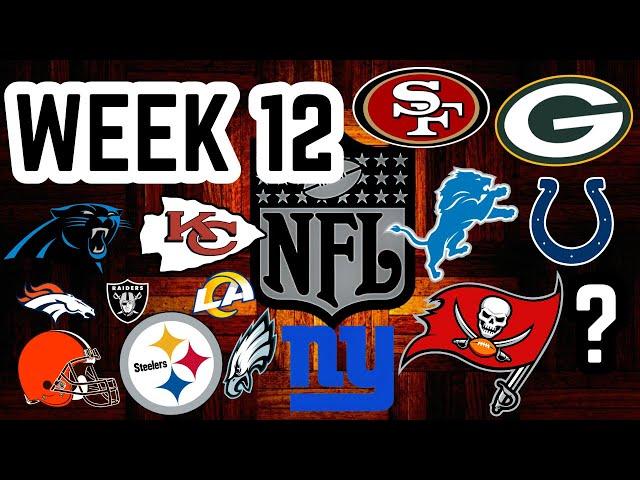 FULL NFL WEEK 12 Picks and Predictions: 2024