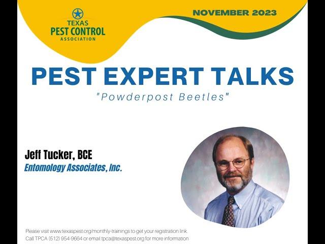 Pest Expert Talk Nov23 | Jeff Tucker, BCE