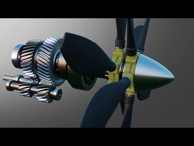 Contra-Rotating Coaxial Propeller Drive