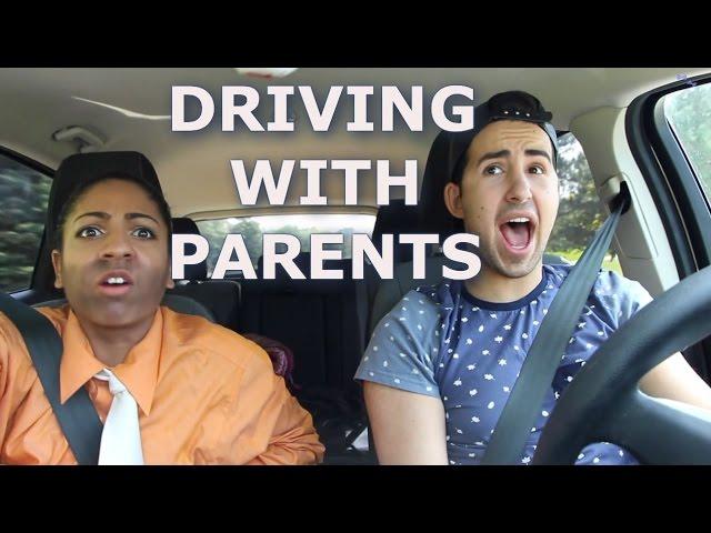 DRIVING WITH PARENTS | DanAndRiya