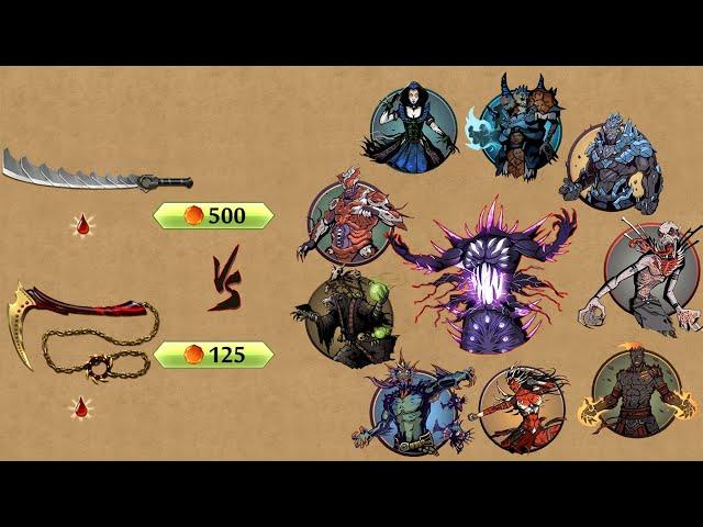 Shadow Fight 2 || Underworld ALL BOSSES - Blood Reaper vs Composite Sword 「iOS/Android Gameplay」