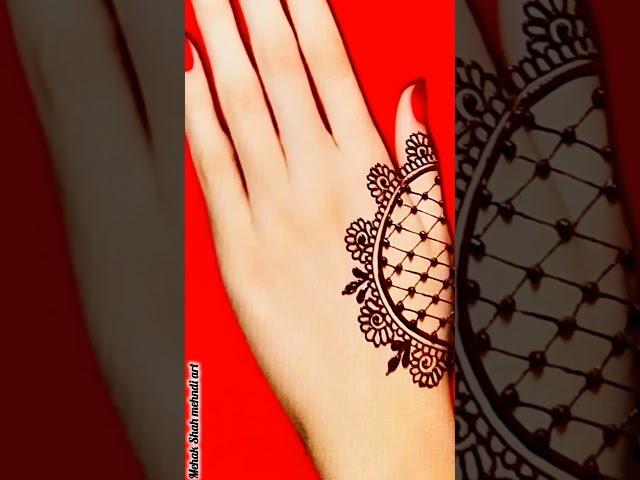 Mehndi design for beginners #mehndi#henna#mehndidesign#shorts #shortsviral#ytshorts