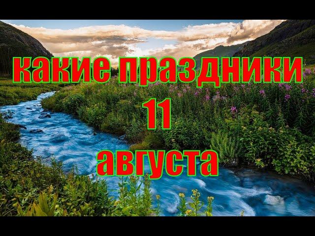 какой сегодня праздник? \ 11 августа \ праздник каждый день \ праздник к нам приходит \ есть повод