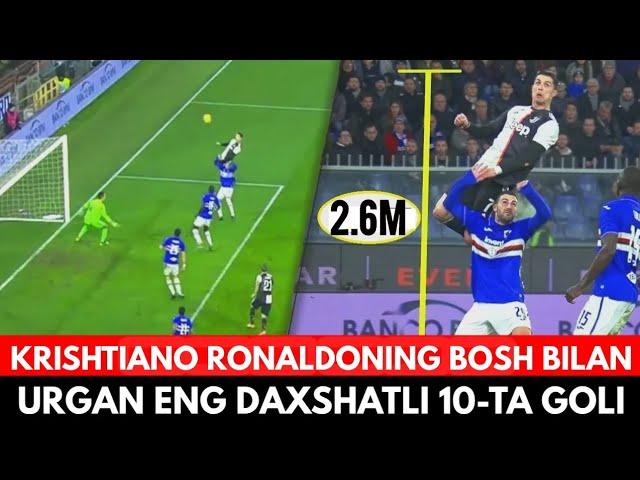 KRISHTIANO RONALDONING BOSH BILAN URGAN 10-TA FANTASTIK GOLI YOHUD JUDA BALANDGA SAKRAB URGAN GOLLAR