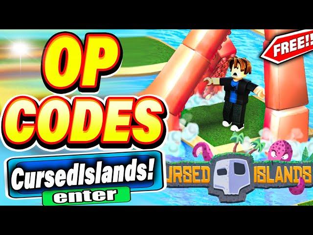 ALL NEW *SECRET CODES* IN ROBLOX CURSED ISLANDS (new codes in roblox Cursed Islands ) NEW