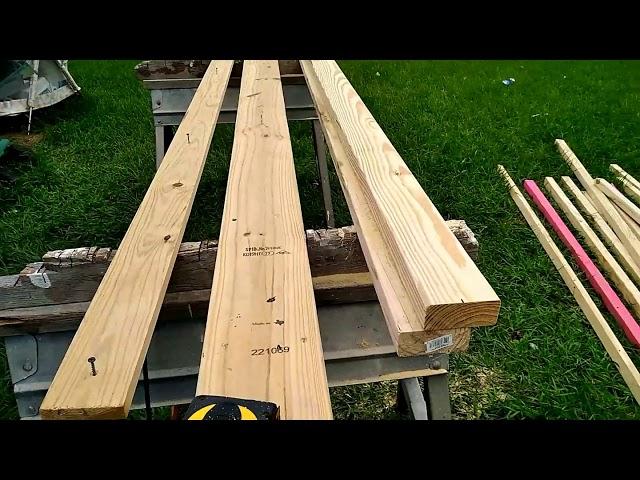 How to make a jig to rip 2x4s fast! How to make 2x2s for a chicken coop!