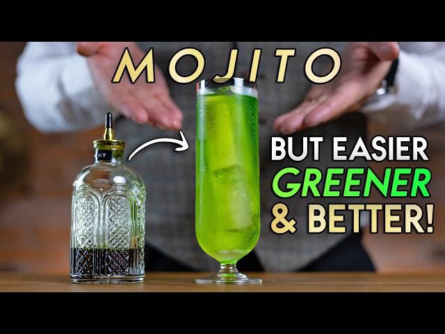 No Muddling, Bright Green & All Natural - Best Mojito Ever?!