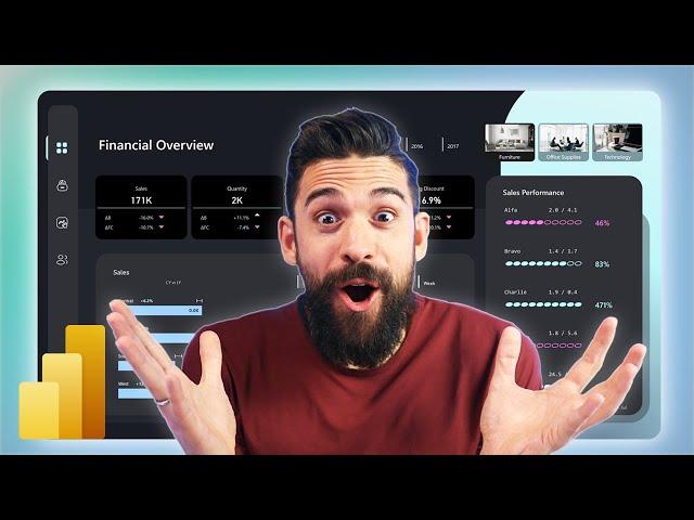 Power BI Report Makeover | Combining All New Visualization Features