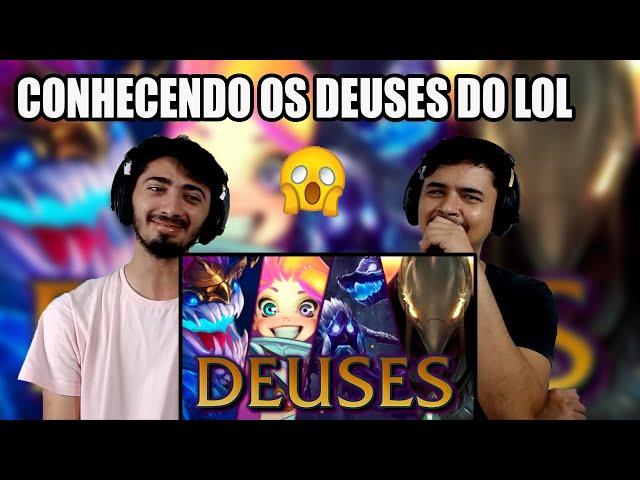 REACT DEUSES DE LEAGUE OF LEGENDS (Universo Lúdico)