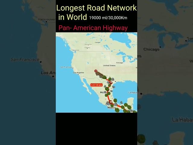 Longest Highways in the world Pan- American Highway #longest #road #route #highway #30000 #usa