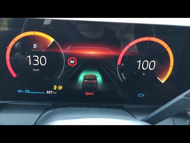 Renault Megane 2022 E-Tech EV60 220 acceleration and top speed