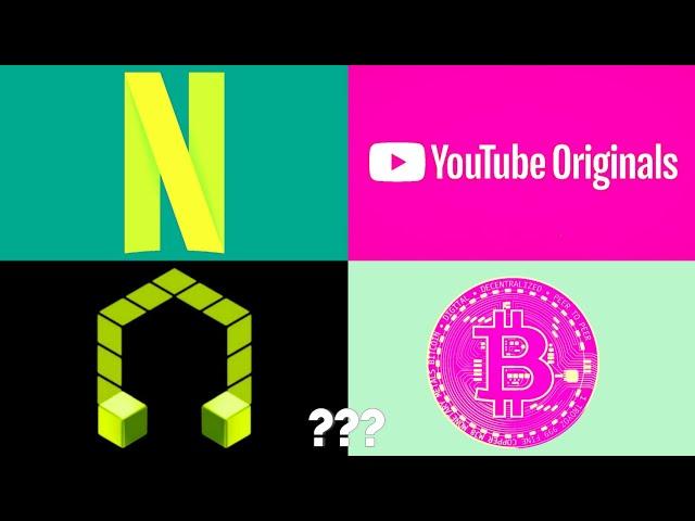 Netflix logo।YouTube originals।GameCube Intro। Bitcoin logo compilation "Sound variations effects".