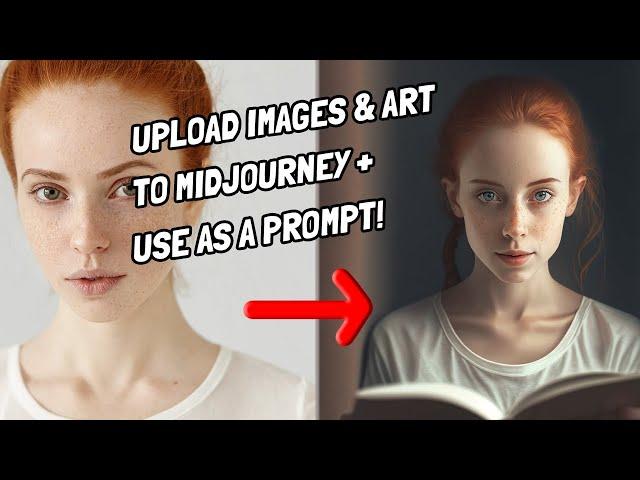 Midjourney V4 - How To Upload An Image Or Art - And Re-use As A Prompt