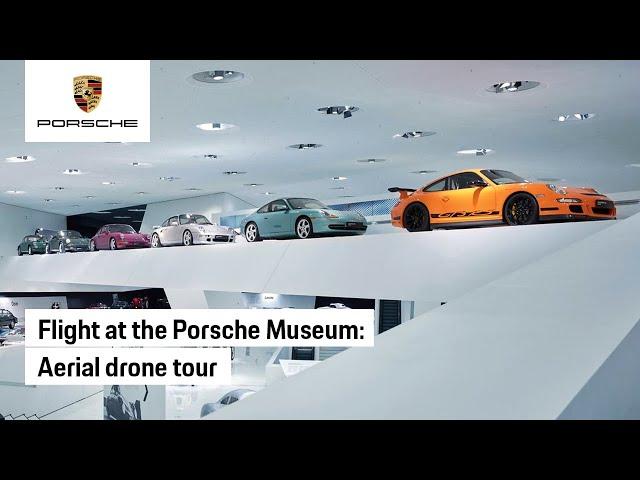 Porsche Museum: The 30,000 Horsepower Aerial Drone Tour