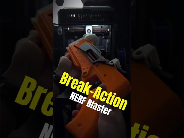3D printed Break Action NERF toy Blaster gun! #3dprinting #creality3d