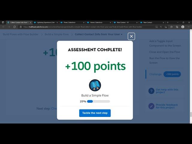 Salesforce Trailhead - Collect Contact Info from Your User