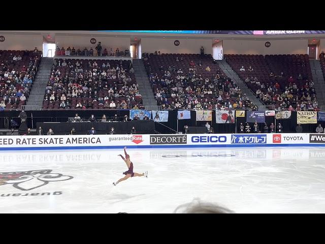 Amber Glenn 2021 Skate America short program fancam