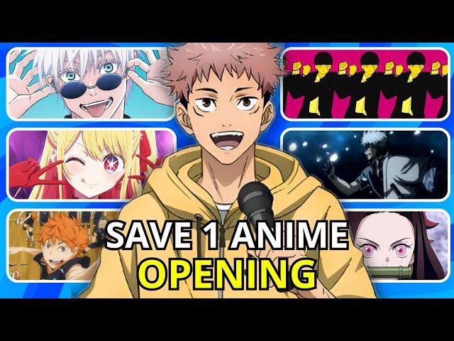 SAVE ONE ANIME OPENING[Singers&Bands Edition] | Which Anime Opening do you prefer?