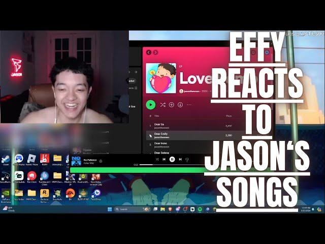 Jason Shows Effy's his Songs for Emily, Sa Nguyen, Irene, Selena (Lovebomb EP)