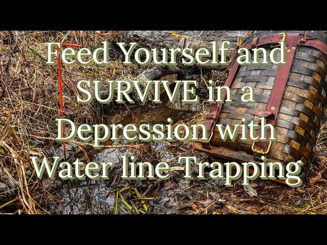 SURVIVE a Depression and feed yourself with Water Line Trapping with Dave Canterbury