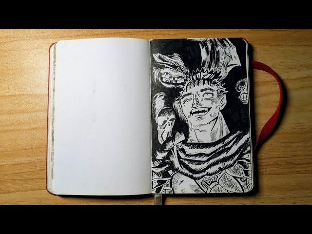 HOW TO DRAW GUTS FROM BERSERK #art #drawing #berserk #guts