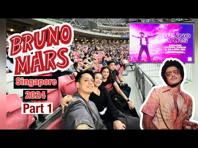 Bruno Mars Concert in Singapore 2024 Experience | Part 1