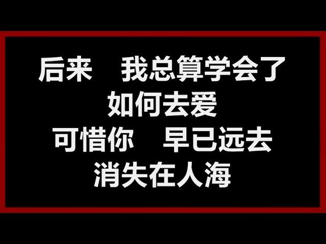 刘若英 - 《后来》 [歌词]